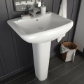 VidaXL Freestanding Basin with Pedestal 143003