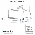 Minola HTL 6714 BL 1100 LED