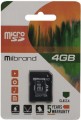 Mibrand microSDHC Class 4 + Adapter