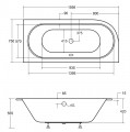 Besco Avita Slim 160x75 WAV-160-NPS