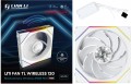Lian Li Uni Fan TL120 Reverse Blade Wireless White