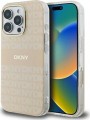 DKNY Repeat Texture Pattern with Stripe for iPhone 16 Pro Ma
