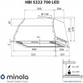 Minola HBI 5222 BL 700 LED