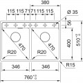 Franke Maris MRG 620 TL 114.0661.785