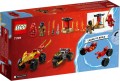 Lego Kai and Rass Car and Bike Battle 71789