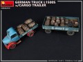 MiniArt German Truck L1500s w/Cargo Trailer (1:35)