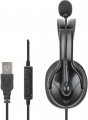 MANHATTAN Mono USB Headset with Reversible Microphone