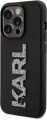 Karl Lagerfeld 3D Rubber Glitter Logo for iPhone 15 Pro Max