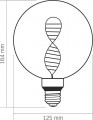 Videx Filament G125 3.5W 1800K E27