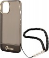 GUESS Translucent Pearl Strap for iPhone 14 Plus