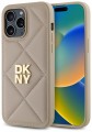 DKNY Quilted Stack Logo for iPhone 15 Pro