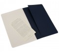 Set of 3 Ruled Cahier Journals Large Blue