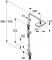 Чертеж с размерами Kludi A-QA 491910500