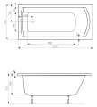 Roca Linea 150x70