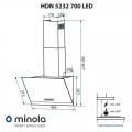 Minola HDN 5232 BL/I 700 LED