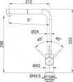 Franke Sirius L Pull Out 115.0668.280