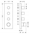 Axor Thermostatic module 360/120 10751000
