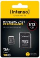 Intenso microSDXC Card UHS-I Performance 512Gb