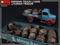 MiniArt German Truck L1500s w/Cargo Trailer (1:35)