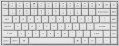 Keychron K2 Pro White Backlit Blue Switch