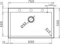 Pyramis Istros 76x50 1B 070045712