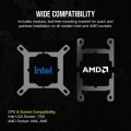 Corsair iCUE XC7 RGB ELITE LCD CPU Water Block White