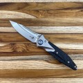 Microtech Socom Bravo Mini Drop Point Bead Blast Titanium CF