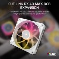 Corsair iCUE LINK RX140 MAX RGB PWM White