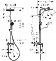 Hansgrohe Activera S Showerpipe 240 28875000