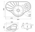 Fabiano Arc 94x58x15