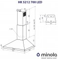 Minola HK 5212 BL 700 LED