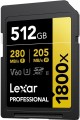 Lexar Professional 1800x UHS-II SDXC 512Gb