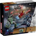 Lego Iron Man and War Machine vs Hammer Drones 76320