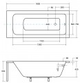 Besco Talia 160x75