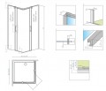 Radaway Espera KDD 120Lx100R