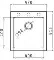 Pyramis Siros 47x51.5 1B 070084201