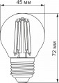 Videx Filament G45 6W 3000K E27