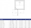 Radaway Essenza Pro DWJ 80 R 10099080-01-01R