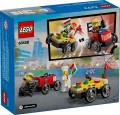 Lego Pizza vs Fire Truck Race Car Pack 60458