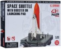 4D Master Space Shuttle with Booster on Launching Pad 26376