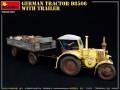 MiniArt German Tractor D8506 with Trailer (1:35)