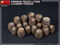 MiniArt German Truck L1500s w/Cargo Trailer (1:35)