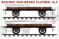 MiniArt Railway Non-Brake Flatbed 16.5 T (1:35)