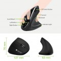 TECHLY Ergonomic Wireless Optical Vertical Mouse