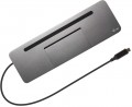 i-Tec USB-C Metal Ergonomic 4K 3x Display Docking Station wi