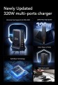 Essager Desktop GaN Charger 8 Port 320W