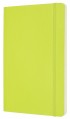 Moleskine Plain Notebook Large Soft Lime