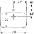 Geberit Selnova Square 55 500.290.01.1