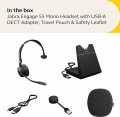 Jabra Engage 55 Mono USB-A MS with Stand