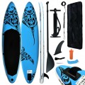 VidaXL Inflatable Stand Up Paddleboard Set 126"x29.9"x5.9"